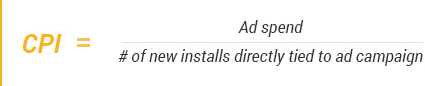 CPI - mobile marketing metric for applications