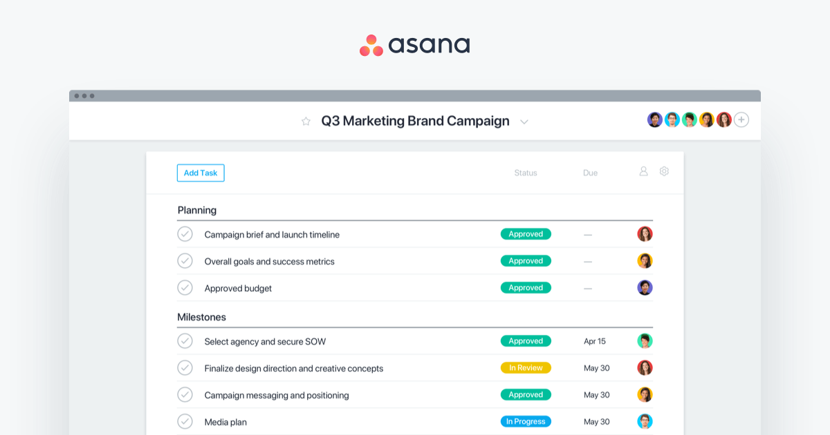 Asana. This tool, for small teams,