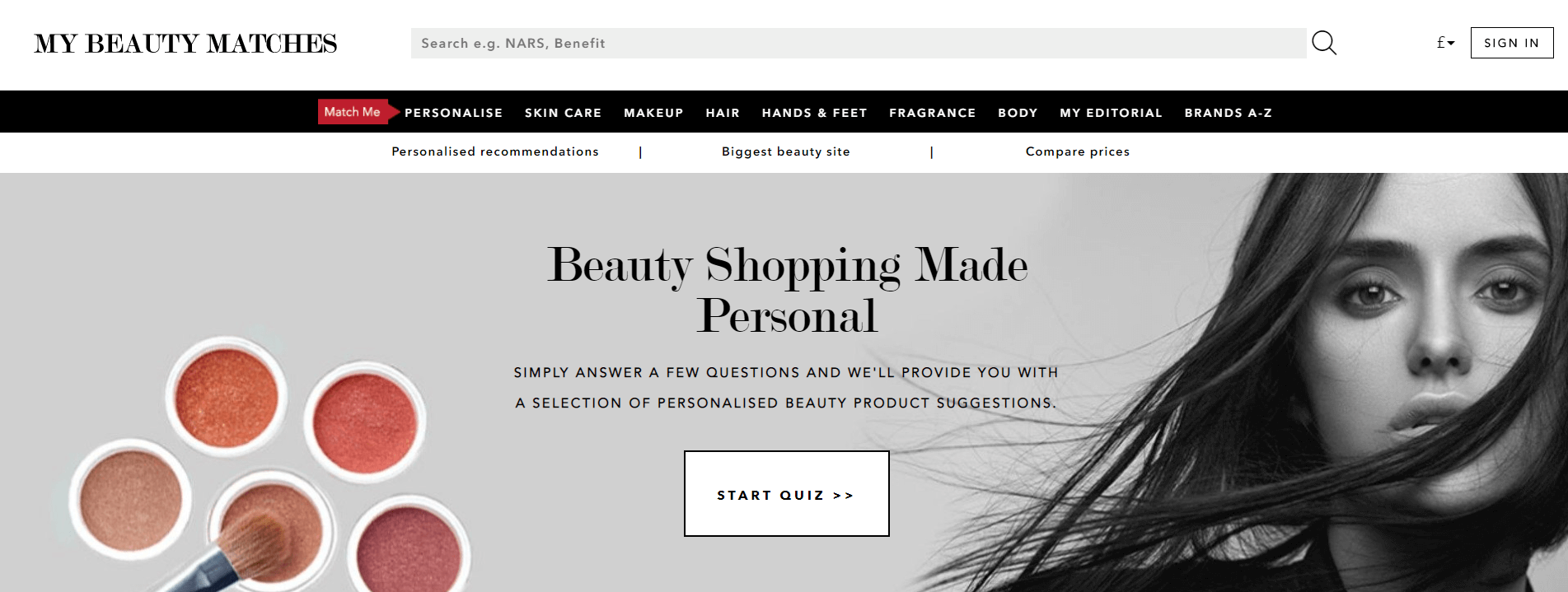 my beauty matches makeup marketplace